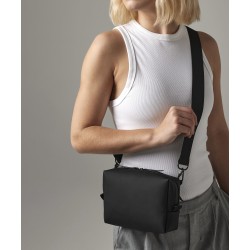 Plain Matte PU cross-body bag Bagbase 240g