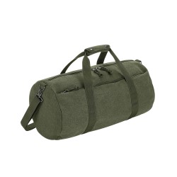 Plain Barrel Bags Vintage canvas barrel bag Bagbase 620 GSM