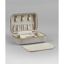 Plain Velvet travel jewellery box Bagbase 225g