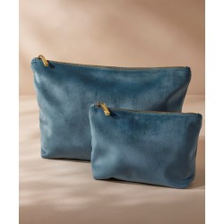 Plain Velvet accessory bag Bagbase 115g