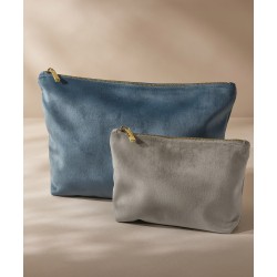 Plain Velvet accessory bag Bagbase 115g