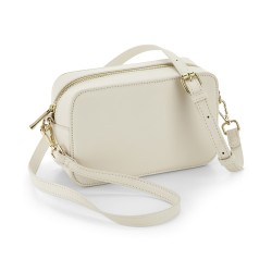 Plain Boutique structured cross body bag Bagbase 295g