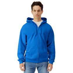 Plain Softstyle™ midweight fleece adult full-zip hooded sweatshirt Gildan 285 gsm