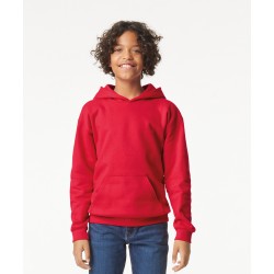 Plain Softstyle™ midweight fleece youth hoodie Gildan 285 gsm