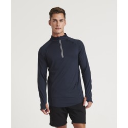 Plain Cool Flex long half-zip top Top AWDis Just Cool 280 GSM