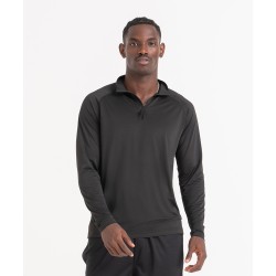 Plain Lightweight active 1/4-zip AWDis Just Cool 145 gsm