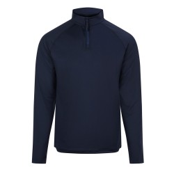 Plain Lightweight active 1/4-zip AWDis Just Cool 145 gsm