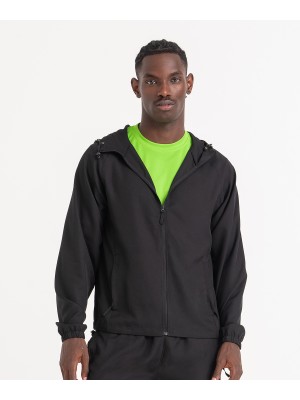 Plain Active track jacket AWDis Just Cool 110 gsm