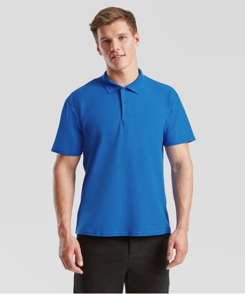 Plain Polo Shirts Original polo Fruit of the Loom 185 GSM