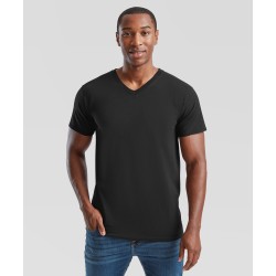 Plain Original v-neck T Fruit of the Loom 145 GSM