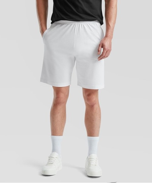 Plain Iconic 195 Jersey shorts Fruit of the Loom 195 GSM