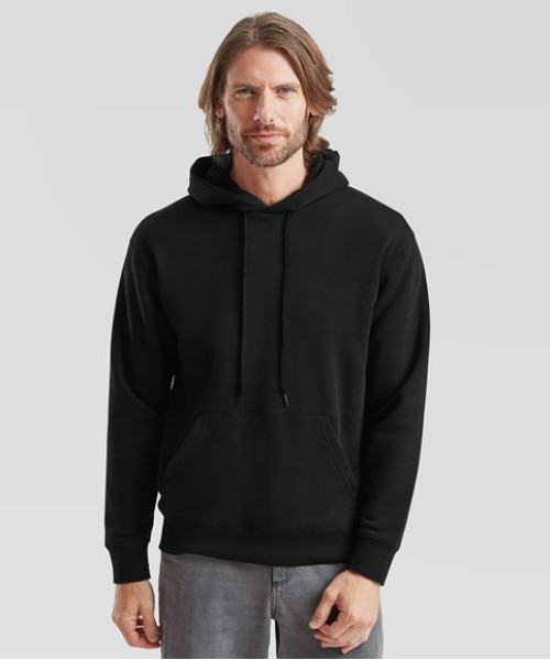 Plain Premium 70/30 hooded sweatshirt Fruit of the Loom 280gsm