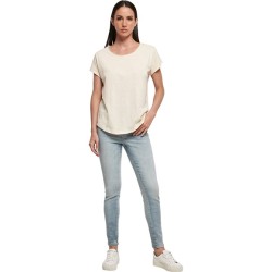 Women's long slub tee 140gsm