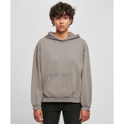 Women's acid-washed oversized hoodie