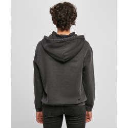 Women's acid-washed oversized hoodie