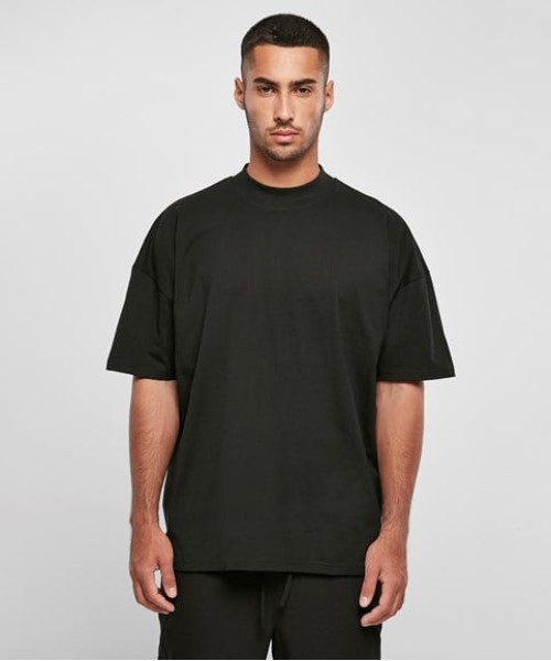 Oversized Mock Neck Tee 240gsm