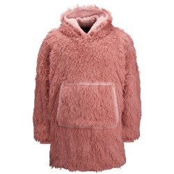 the Ribbon Oversized Cosy Reversible Shaggy Sherpa Hoodie