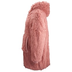 the Ribbon Oversized Cosy Reversible Shaggy Sherpa Hoodie