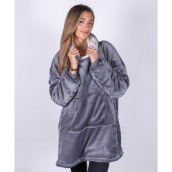 The Ribbon oversized cosy reversible sherpa hoodie 900g