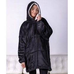 The Ribbon oversized cosy reversible sherpa hoodie 900g