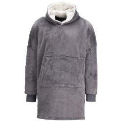 The Ribbon oversized cosy reversible sherpa hoodie 900g