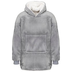 the Kids Ribbon Oversized Cosy Reversible Sherpa Hoodie