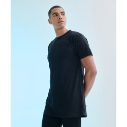 Longline T-shirt With Dipped Hem