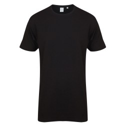 Longline T-shirt With Dipped Hem