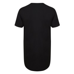 Longline T-shirt With Dipped Hem