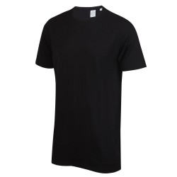 Longline T-shirt With Dipped Hem