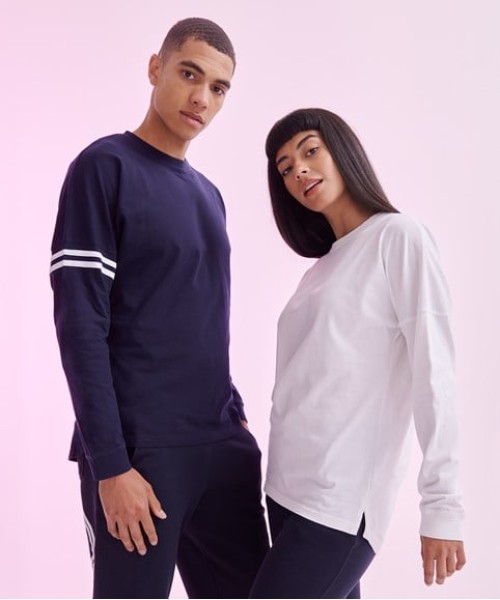 Unisex Drop Shoulder Slogan Top