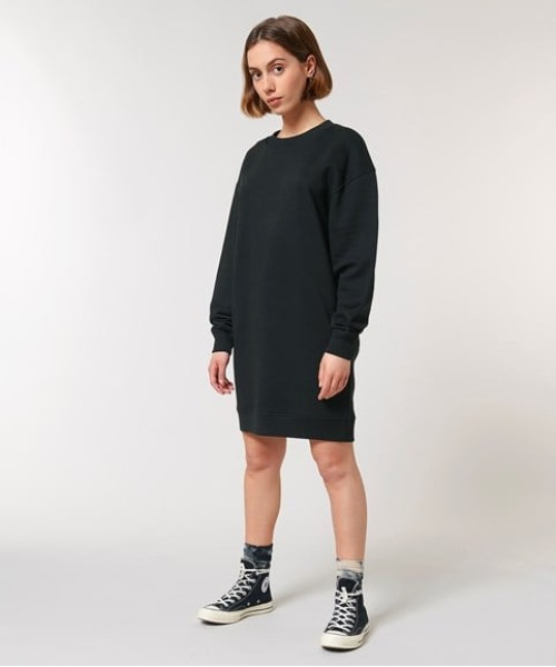 Stella Kicker women's crew neck oversized dress (STDW161)