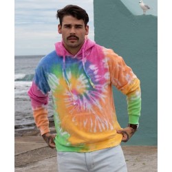 Rainbow Tie-dye Hoodie 330gsm