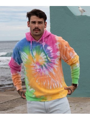 Rainbow Tie-dye Hoodie 330gsm