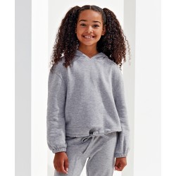 Kids TriDri® recycled cropped oversize hoodie 280gsm