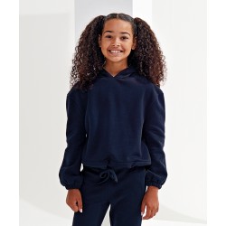 Kids TriDri® recycled cropped oversize hoodie 280gsm