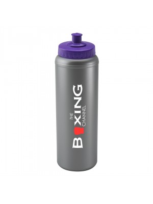  Personalised Sports Bottle 1l Silver