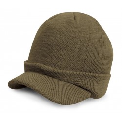 Plain Kids Esco army knitted hat Result