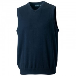 Plain V Neck Sweater Collection Sleeveless Russell 275 GSM