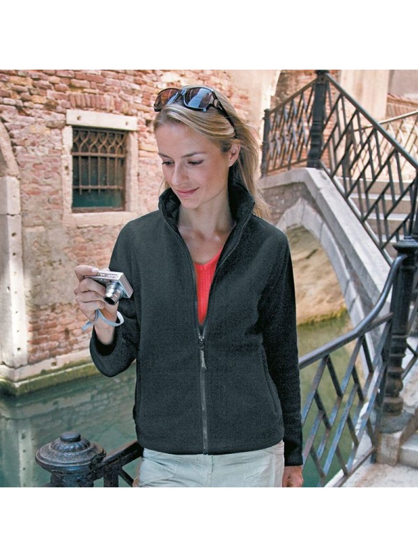 Plain Micro Fleece Jacket Ladies