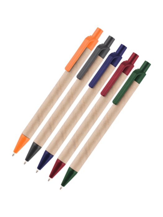 Plastic Pen Ecoretract Colour Retractable Penswith ink colour Black