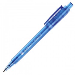 Plastic Pen Baron Frost Retractable Penswith ink colour Blue Refill