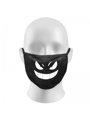 Devil Face Print Funny Face Masks Protection Against Droplets & Dust