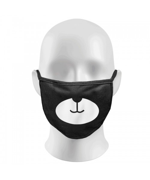 Bear Print Funny Face Masks Protection Against Droplets & Dust