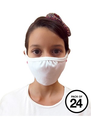 Plain Gildan® youth everyday 2-ply mask (pack of 24) mask Gildan  GSM