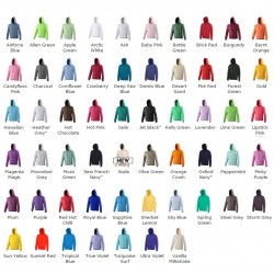 Plain Classic Pullover Hoodie in 320 gsm in 20 colours - Stars & Stripes
