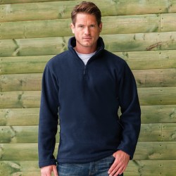 Plain Outdoor Fleece Zip Neck Russell 320 GSM