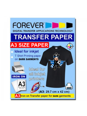 Inkjet Dark Transfer Paper - A4 (Pack of 100) UK 2024