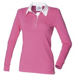 Plain LADIES CLASSIC RUGBY SHIRT FRONT ROW 270 GSM