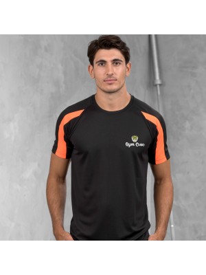 Gym Wear T Shirts Contrast Gym Croc Fitness Training, Men's Gym Clothing
